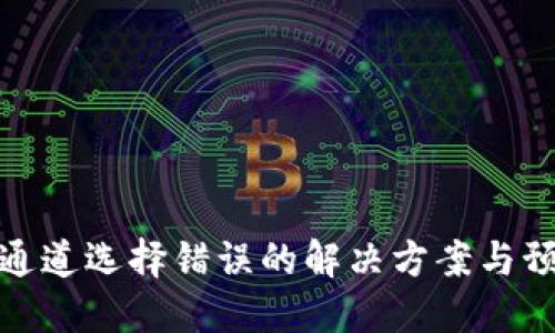 TP钱包通道选择错误的解决方案与预防措施